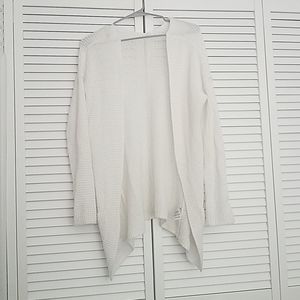 White knit cardigan